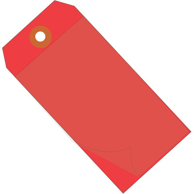 4-3/4 x 2-3/8" Red Self-Laminating Tags