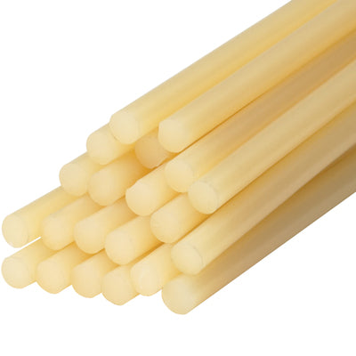 1/2 x 15" - Light Amber Glue Sticks (5#)-Lamar Packaging Supplies Inc