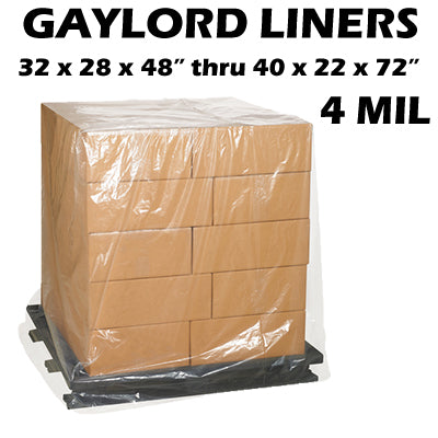 4 Mil Clear Gaylord Liner - Pallet Covers (Part 1)