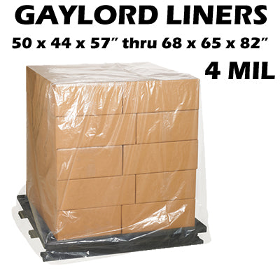 4 Mil Clear Gaylord Liner - Pallet Covers (Part 3)