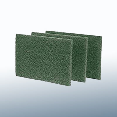 Green Medium Duty 6 x 9" Scouring Pads 10/pack