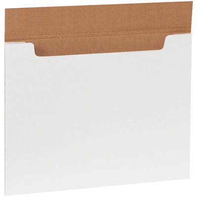 White Jumbo Fold-Over Mailers 20/bdl