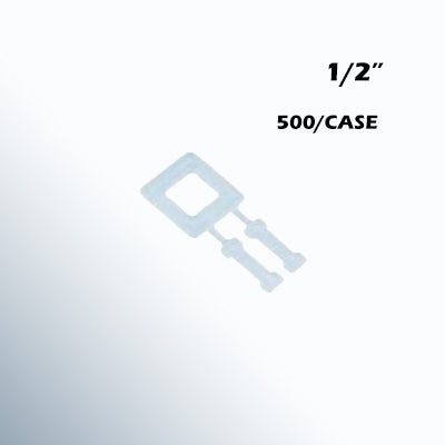 PB2500 1/2" Plastic Poly Strapping Buckles 500/cs