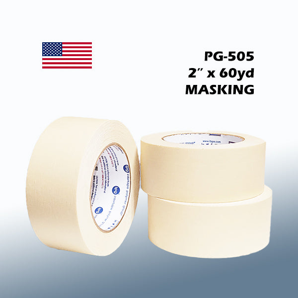Intertape PG-505 2" x 60yd Masking Tape