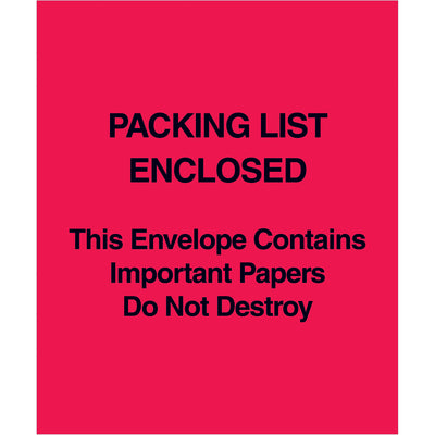 "Important Papers Enclosed" Envelopes 1,000/cs