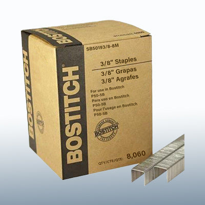 Bostitch SB5019 3/8" Staples (Used with P51-5B) Case Quantity (10bx/cs)