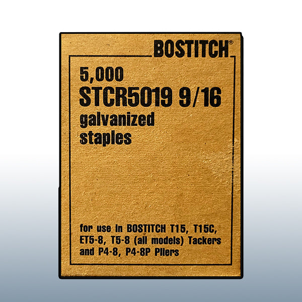 STCR5019 9/16" Stanley Bostitch Staples 5,000/bx