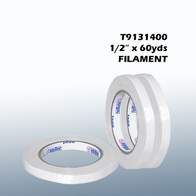T9131400 1/2" x 60yd Tape Logic® 1400 Strapping Filament Tape 72rls/cs