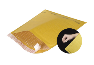 Kraft Self-Seal Bubble Mailers w/ Tear Strip (Full Case Packs)