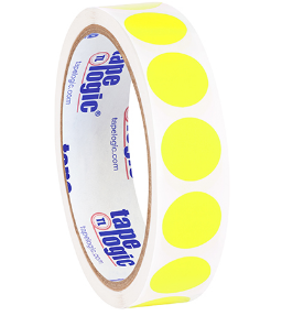 Removable Adhesive Inventory Circle Labels