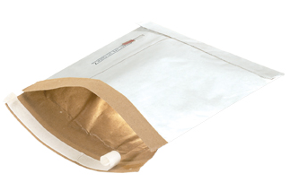 White Kraft Self-Seal Padded Mailers (Full Case Packs)
